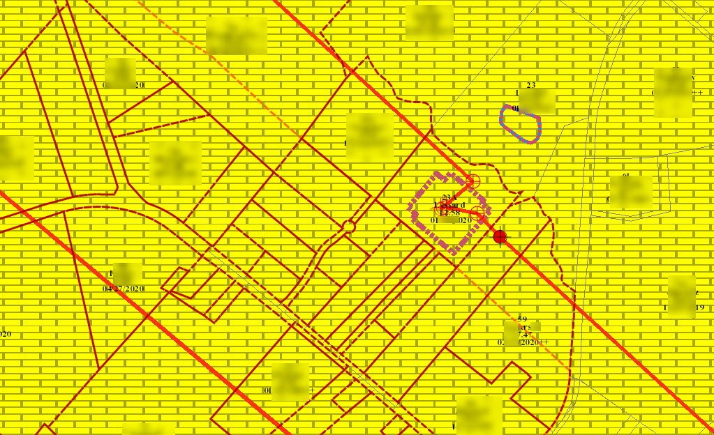 Oil and gas well location created in eQuisition